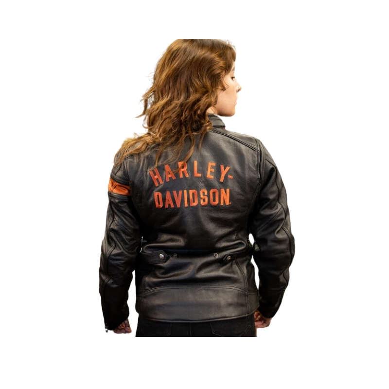 Women's Hwy-100 Waterproof Leather Jacket - M