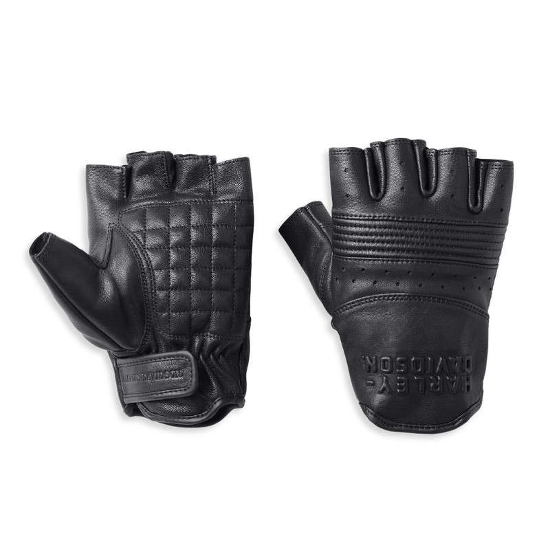 Men's Oakbrook Fingerless Leather Glove - S