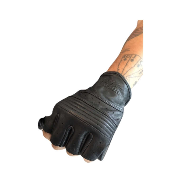 Men's Oakbrook Fingerless Leather Glove - S