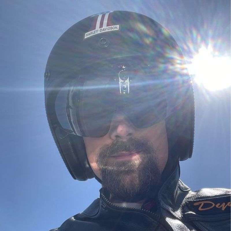 Classic #1 X14 Sun Shield 3/4 Helmet - S