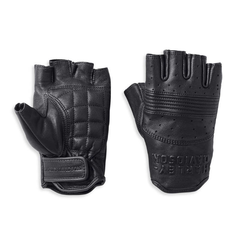 Womens Oakbrook Fingerless Leather Gloves - S