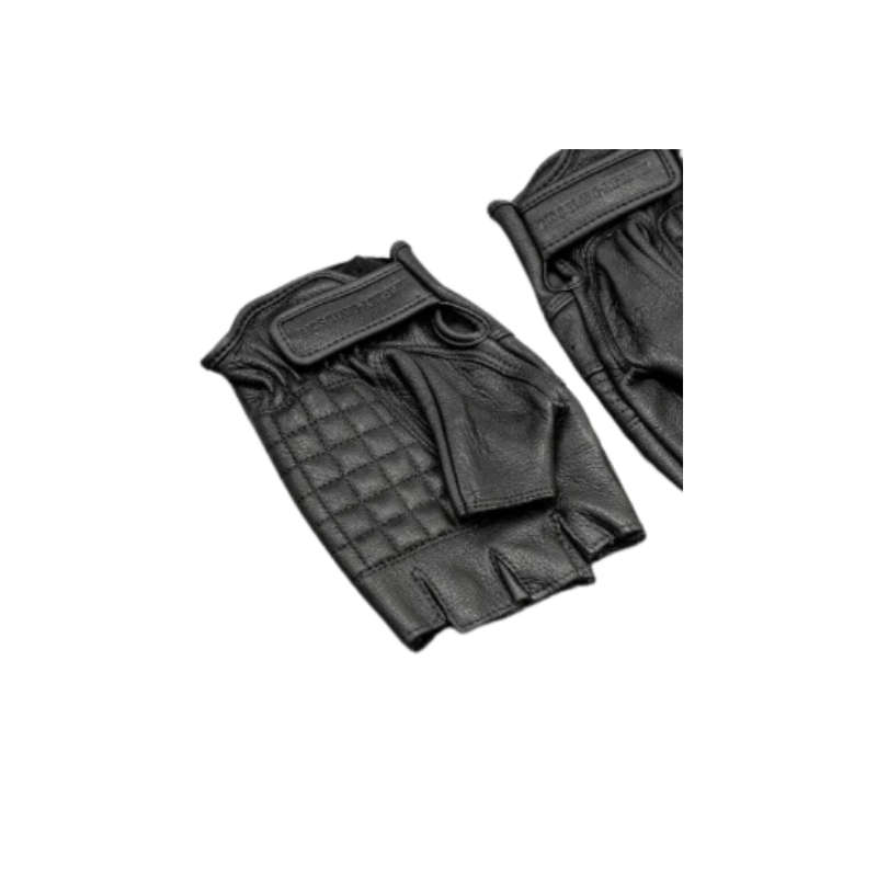Womens Oakbrook Fingerless Leather Gloves - S