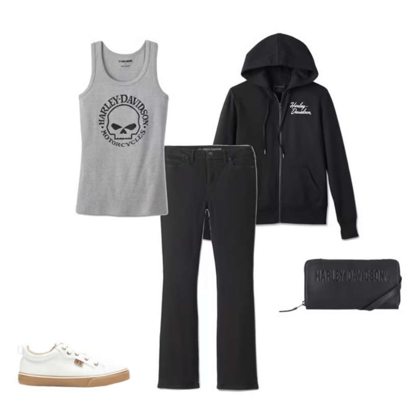 Women's Ultra Classic Skull Tank - L
