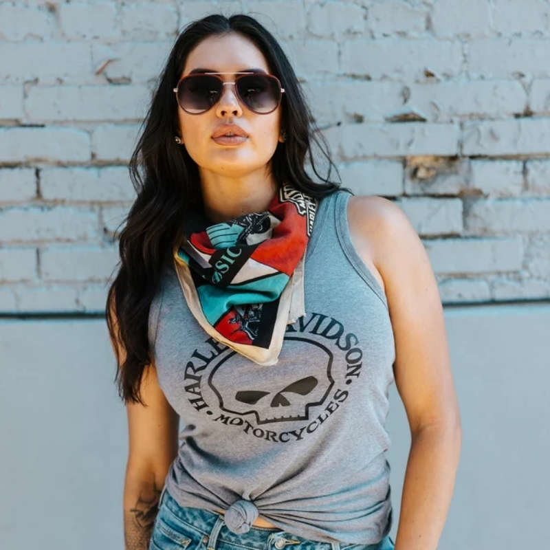 Women's Ultra Classic Skull Tank - L