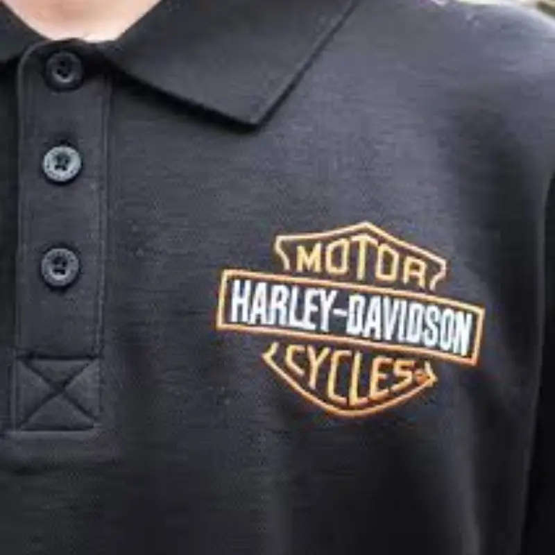 Mens Bar & Shield Polo Shirt - L