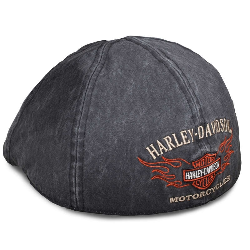 Flame Graphic Fitted Ivy Cap - L