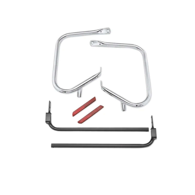 Chrome Rear Saddlebag Guard Kit