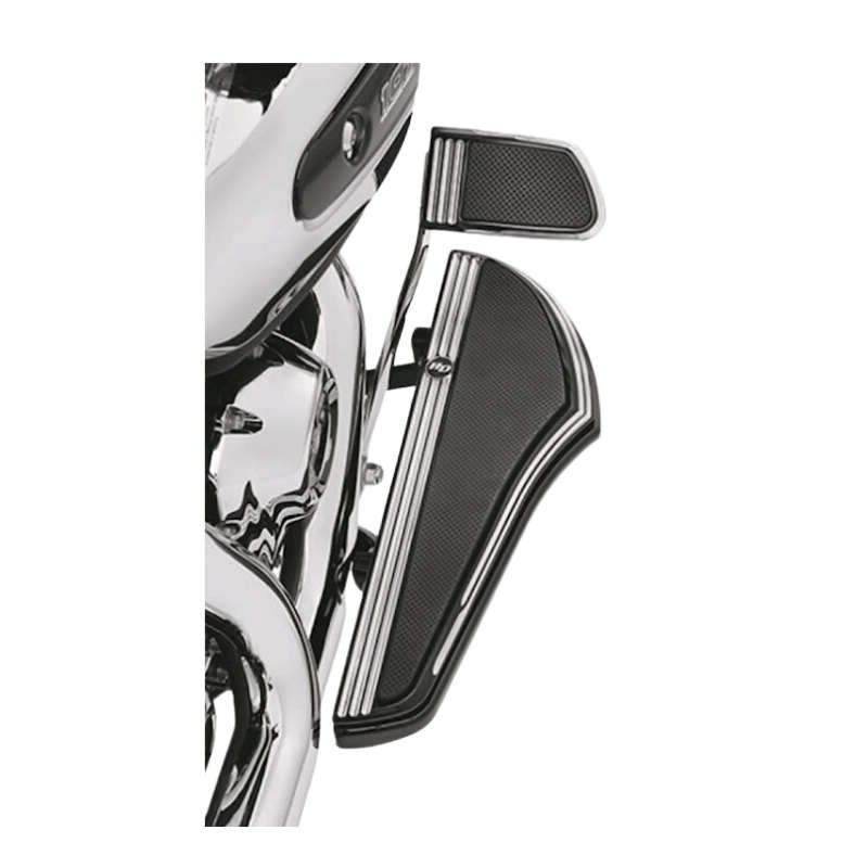 Defiance Footboard Kit - Rider - Black Anondized Machine Cut