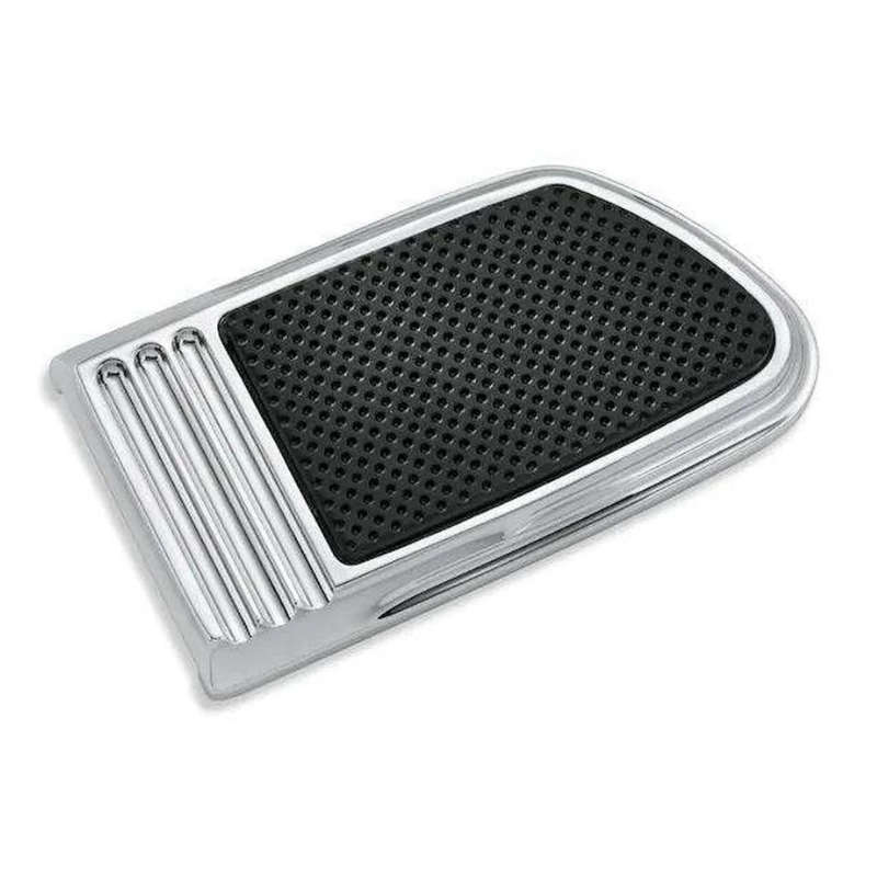 Defiance Brake Pedal Pads  Large Chrome
