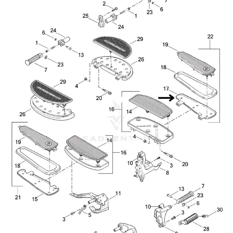 Left Side Bottom Footboard
