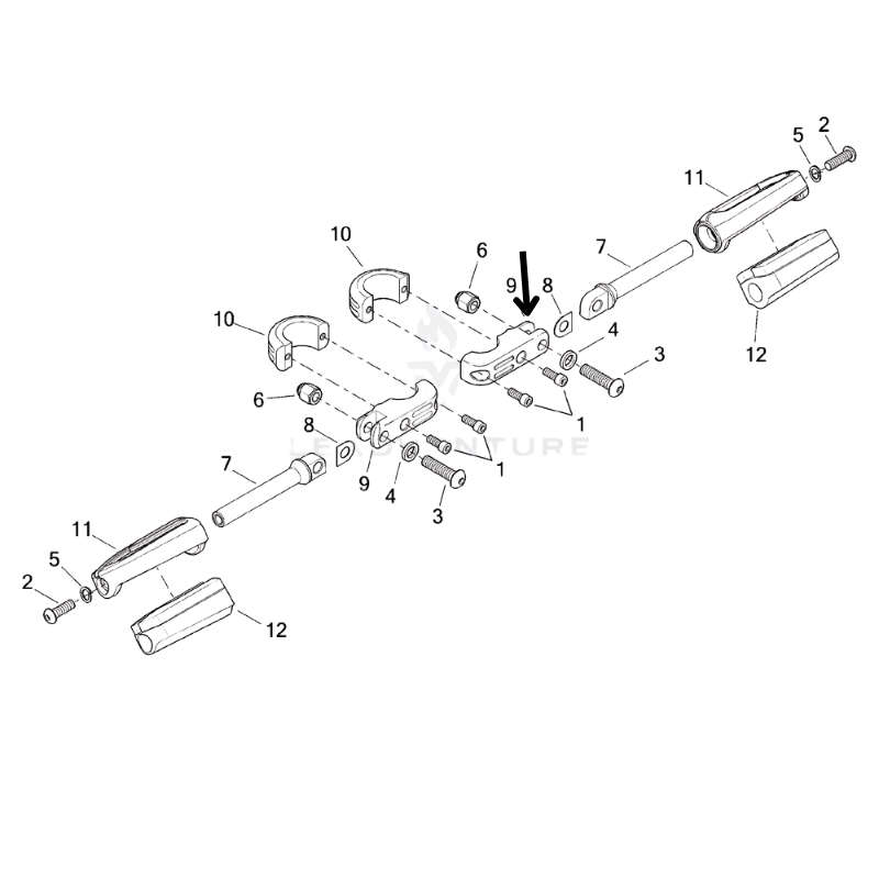 Billet Footpeg Mount Engine Guard