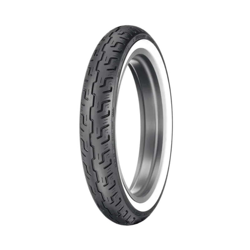 Dunlop Tire Series - D401 100/90-19 Wide Whitewall - 19 in. Front