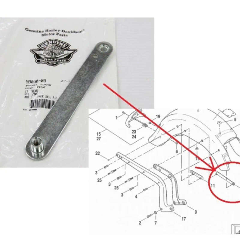 Bracket, Fender Mount, Front