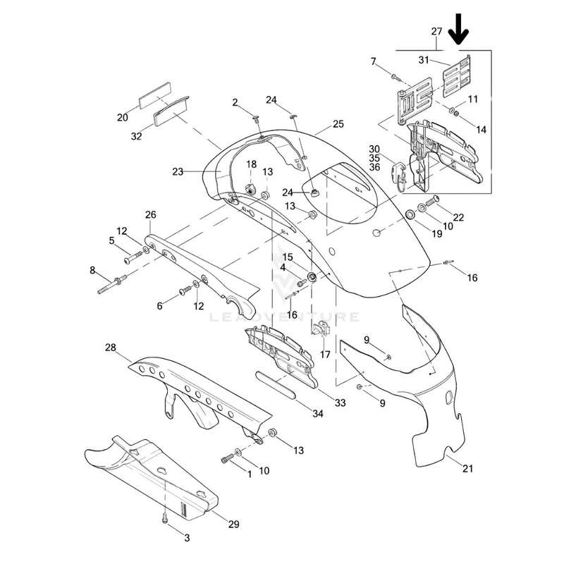 License Plate Bracket Side Mount