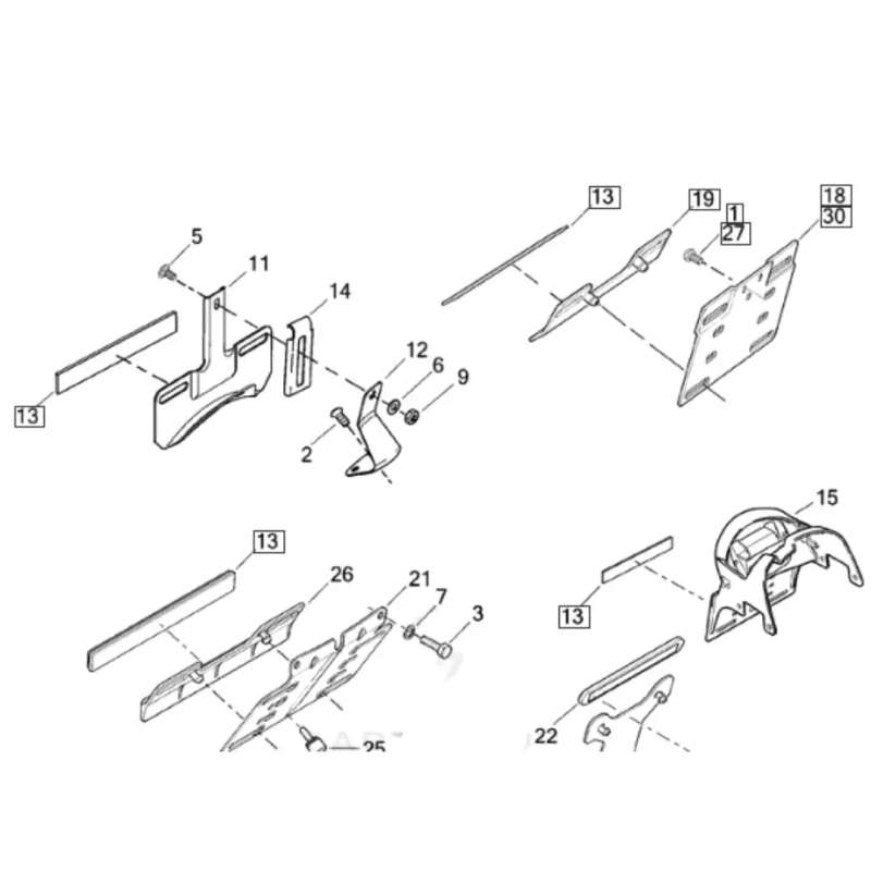 Folding License Plate Side Mount