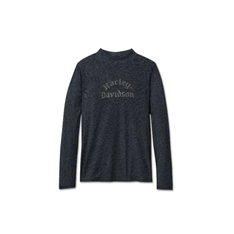 Women's Wild Cat Mesh Turtleneck - XL