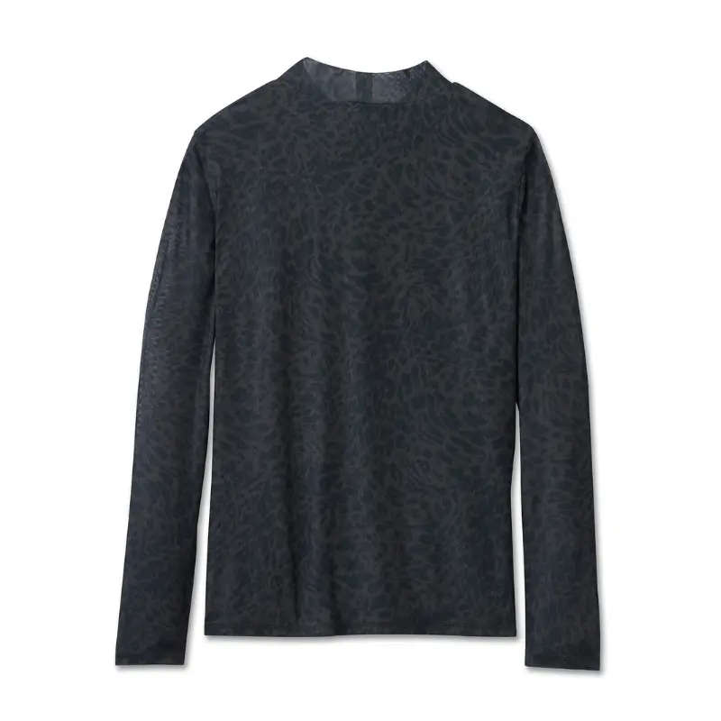 Women's Wild Cat Mesh Turtleneck - 2XL