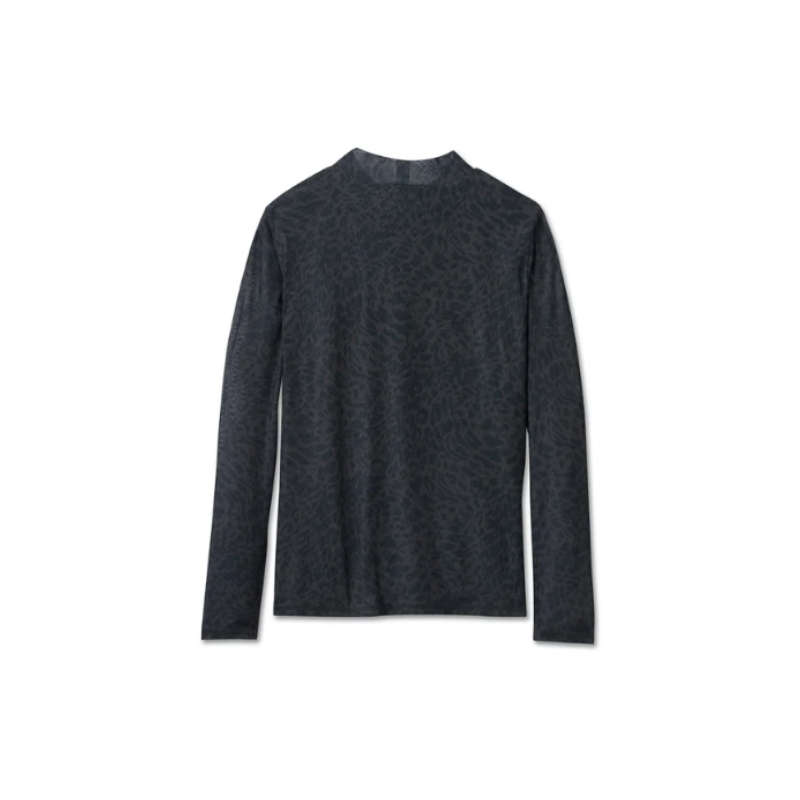 Women's Wild Cat Mesh Turtleneck - XL