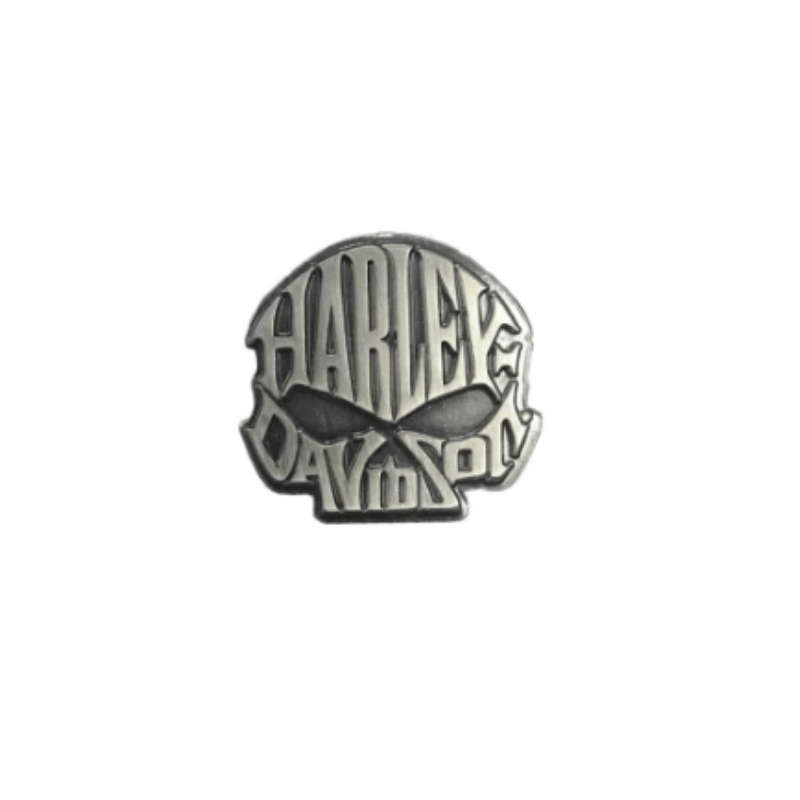 Willie G. Skull Text Pin
