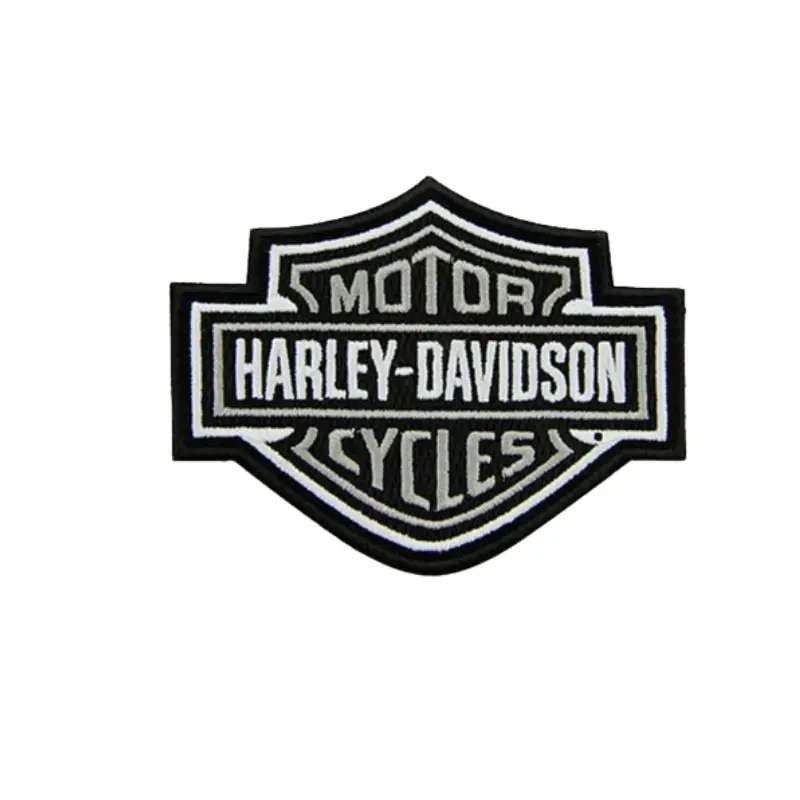 Gray Bar & Shield Logo Patch