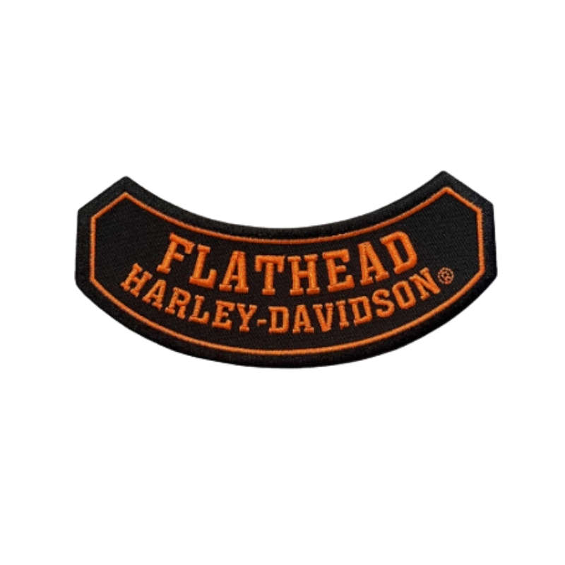 Flathead Rocker Emblem Sew-On Patch