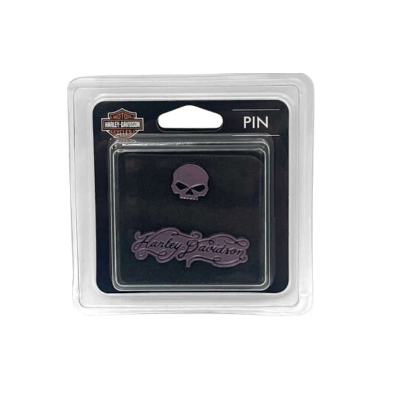 Harley Curve Willie G Skull Metal Pin