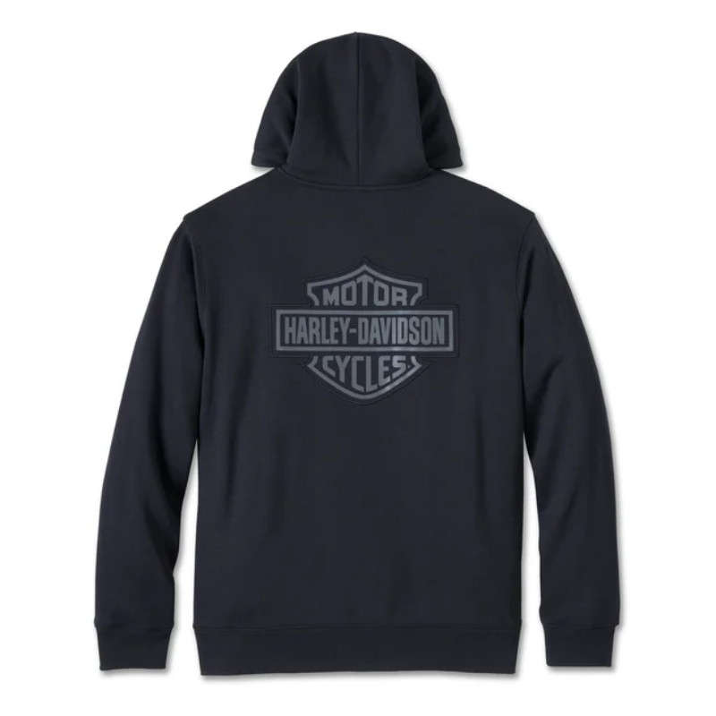 Men's Bar & Shield Plaid Lined Zip-Up Hoodie - XL