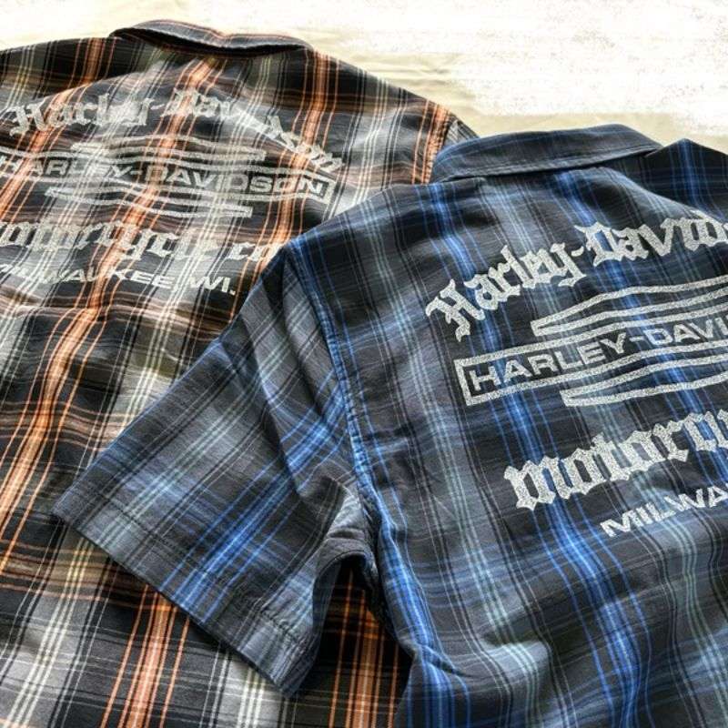 Men's Staple Short Sleeve Shirt - Plaid - M