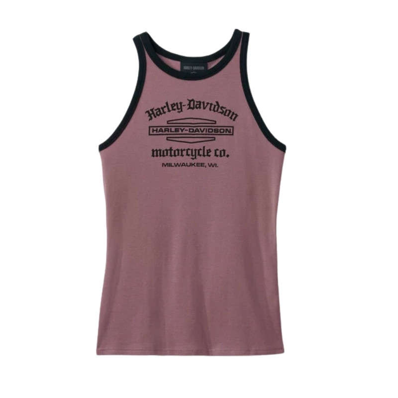 Women's Stacked Bar & Shield Racerback Tank - 2XL