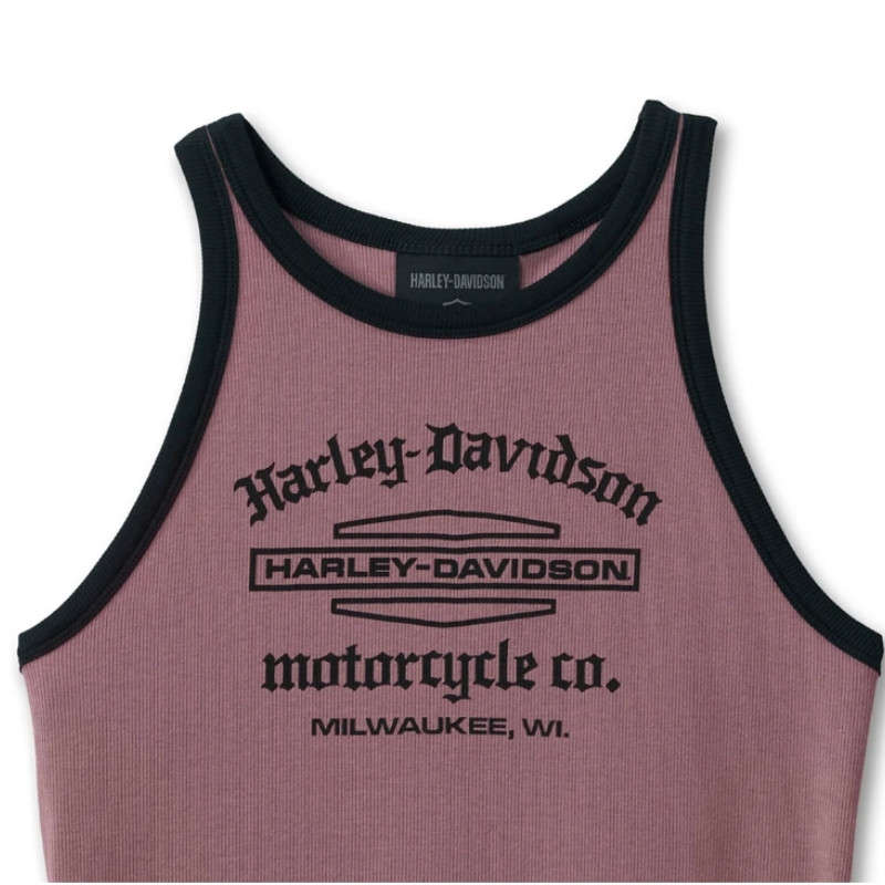 Women's Stacked Bar & Shield Racerback Tank - 2XL