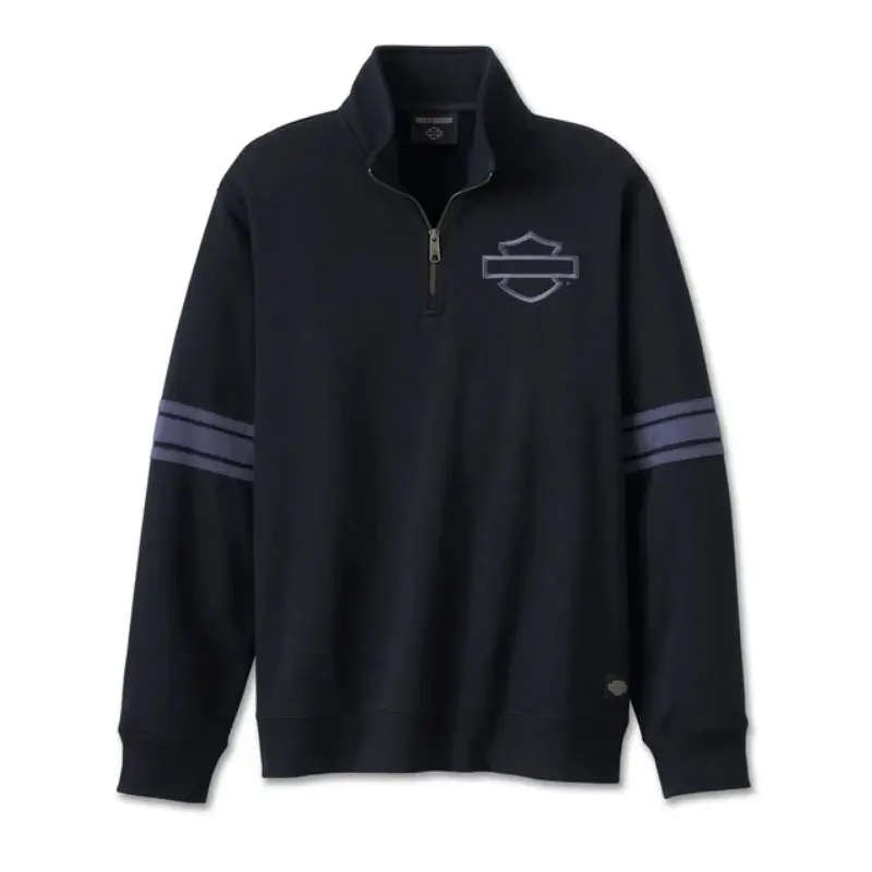 Bar & Shield 1/4 Zip Fleece - L