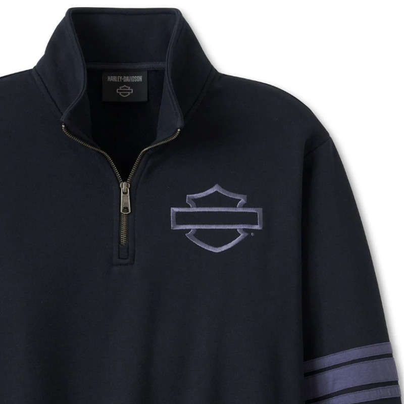 Bar & Shield 1/4 Zip Fleece - L