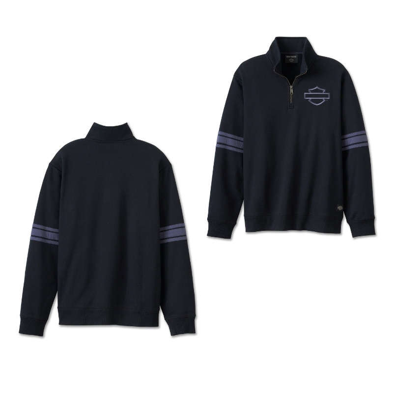 Bar & Shield 1/4 Zip Fleece - L