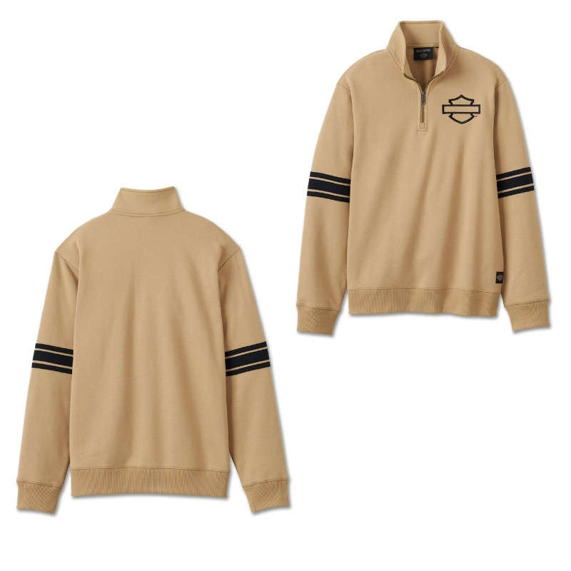 Bar & Shield 1/4 Zip Fleece - XL