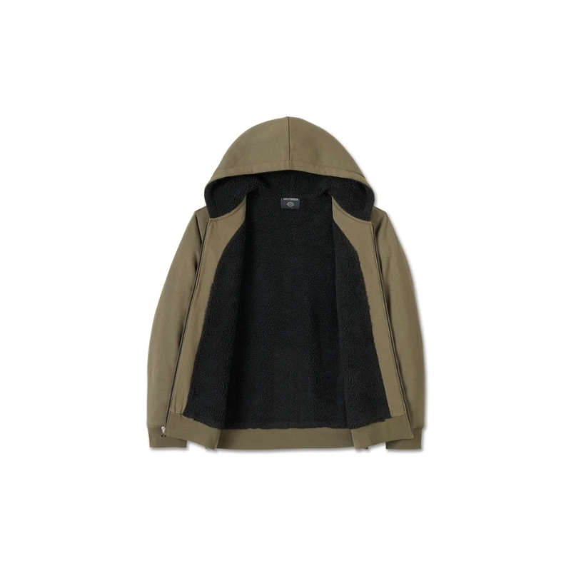 Bar & Shield Sherpa Full Zip Hoodie - L