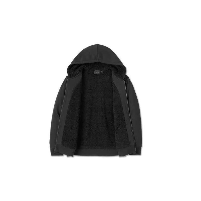 Bar & Shield Sherpa Full Zip Hoodie - L