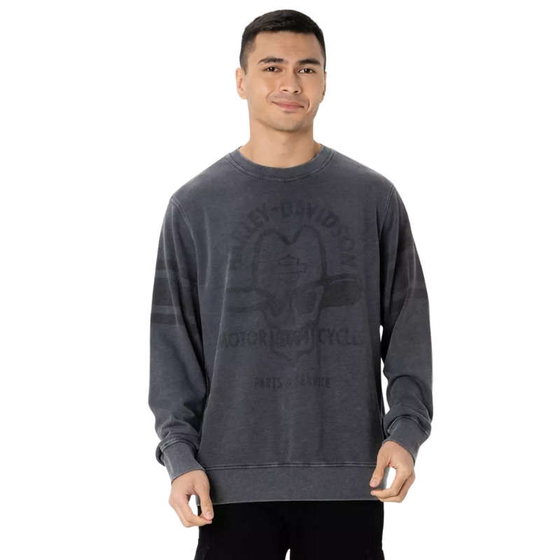 Cowboy Rider French Terry Crewneck - L
