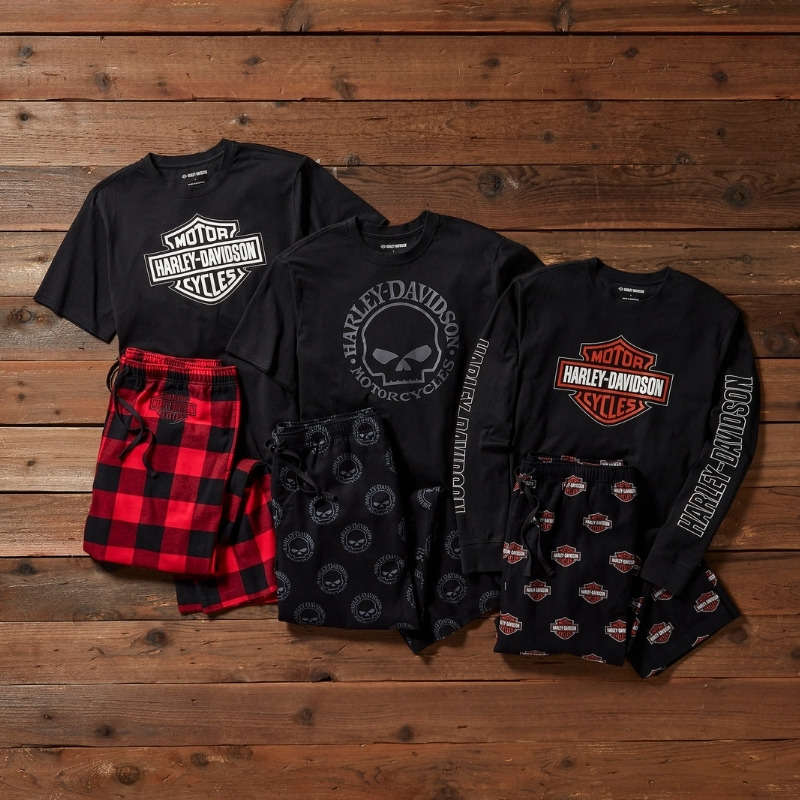 Men's Willie G Skull Short Sleeve Pajama Set - L