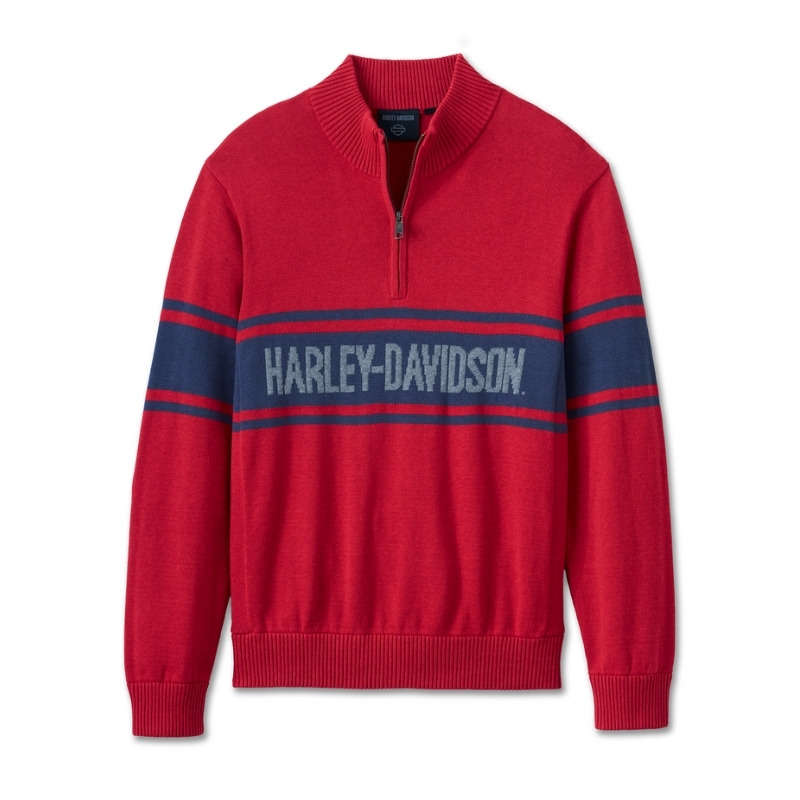Men's 1/4 Zip Sweater - L