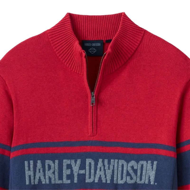 Men's 1/4 Zip Sweater - L