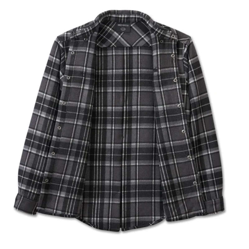 Men's Premium Overshirt - Plaid - XL