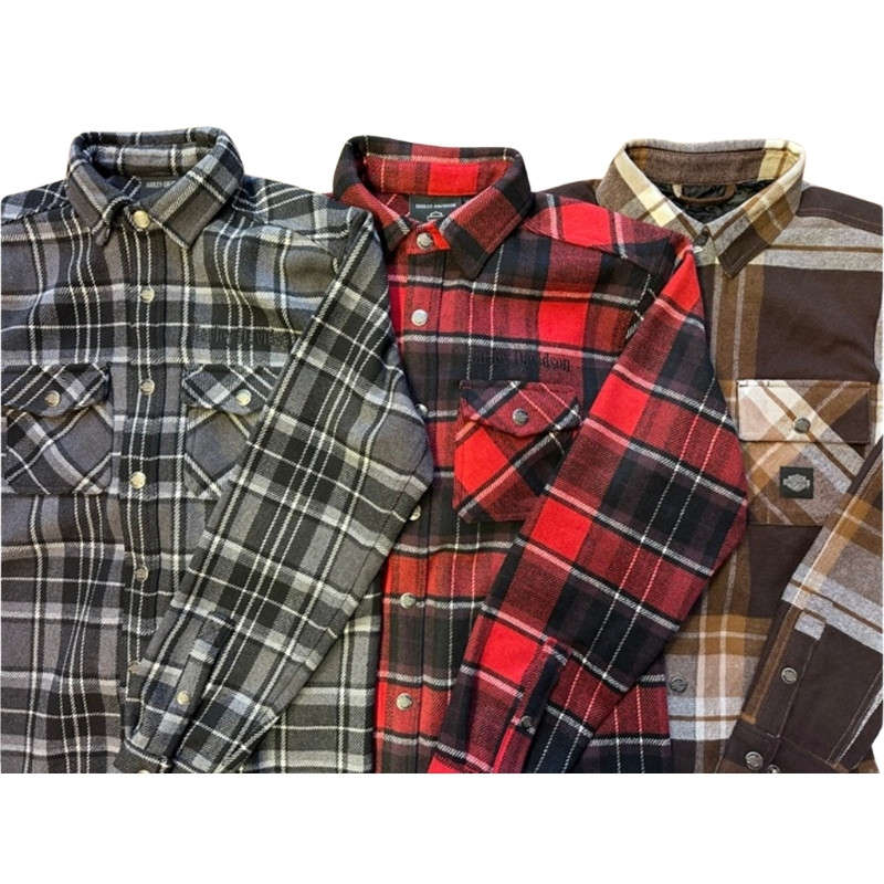 Men's Premium Overshirt - Plaid - XL