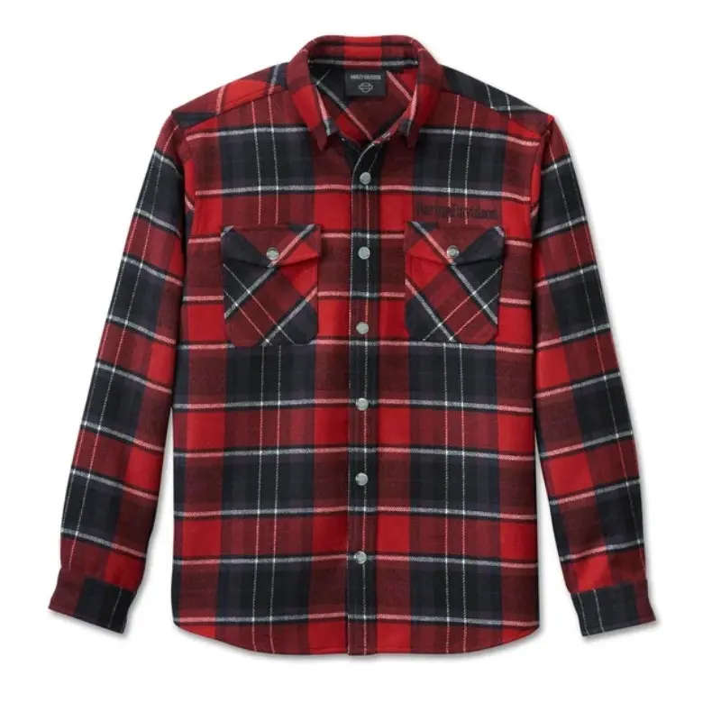 Men's Premium Overshirt - Plaid - 2XL