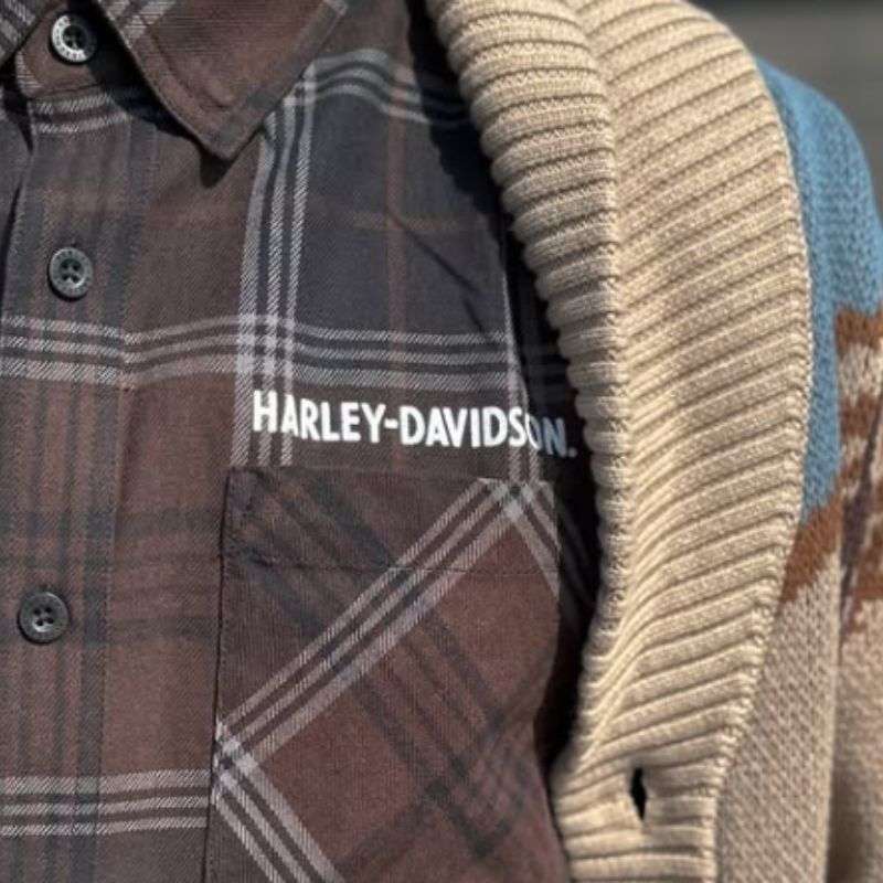 Cowboy Rider Short Sleeve Plaid Shirt - 2XL