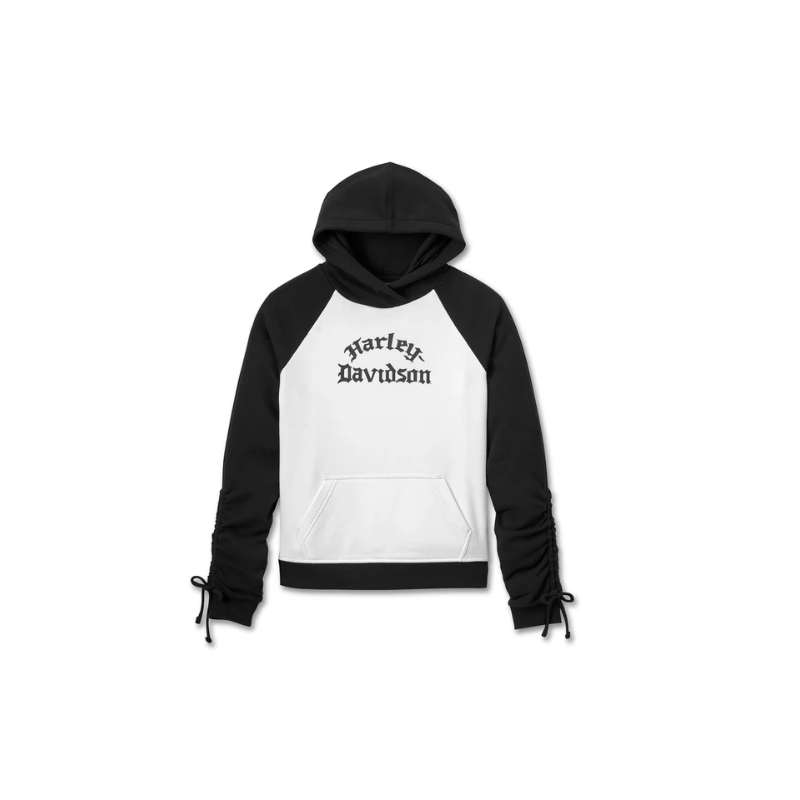 Women's Wild Cat Bar & Shield Raglan Hoodie - colourblock - XL