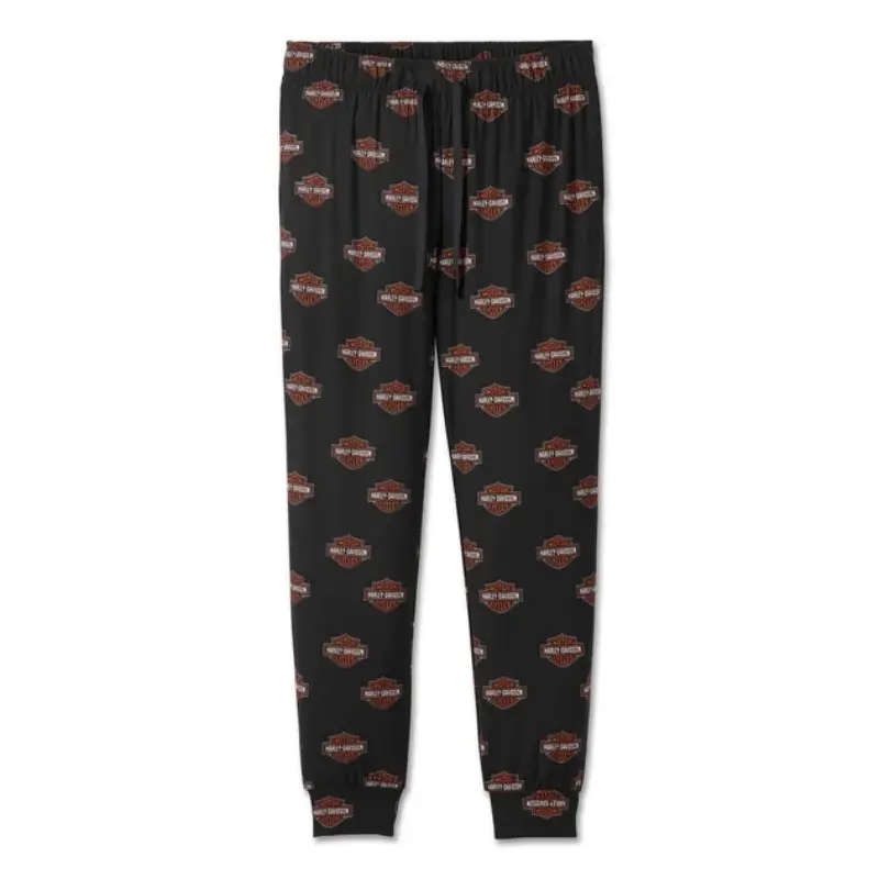Women's Bar & Shield Long Sleeve Pajama Set - XL