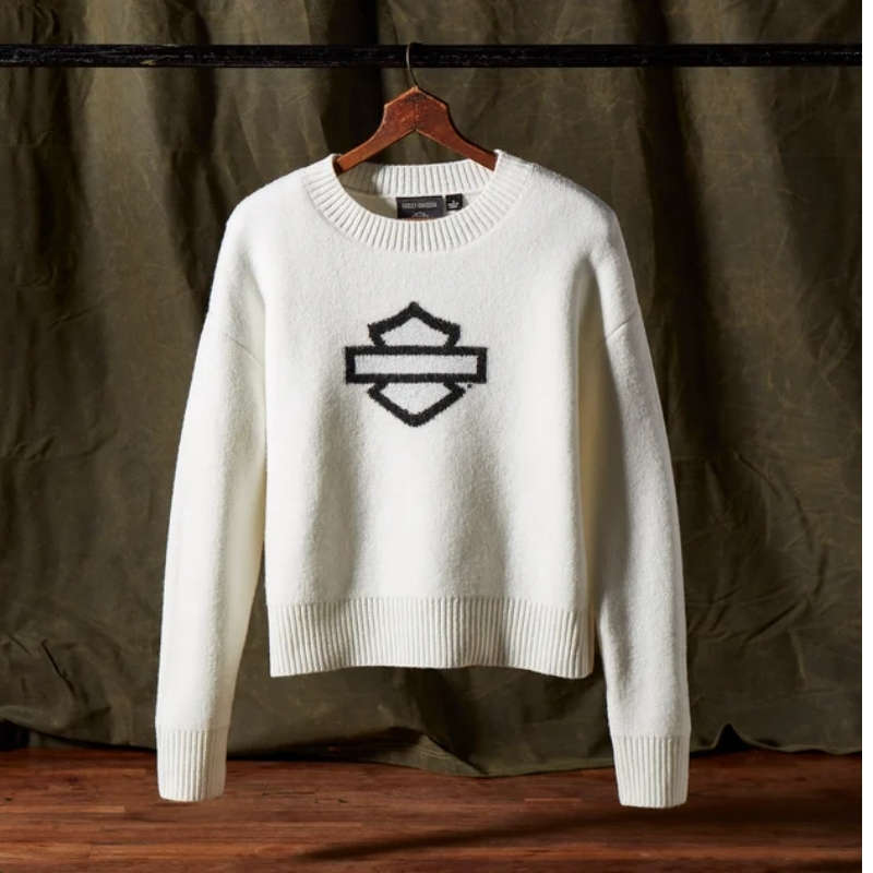 Women's Open Bar & Shield Sweater - 2XL