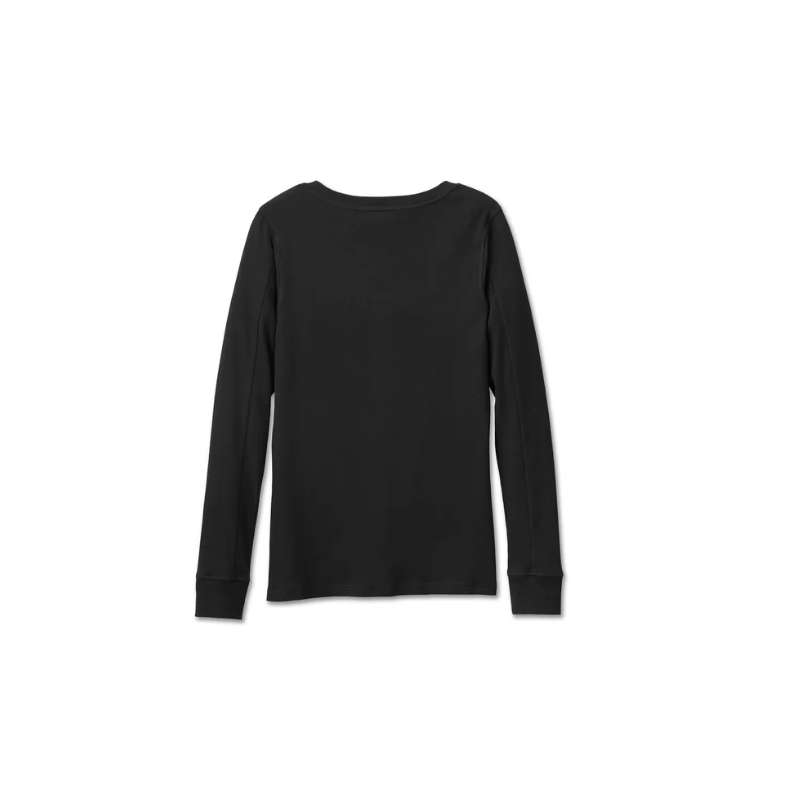 Women's Timeless Long Sleeve Henley - L