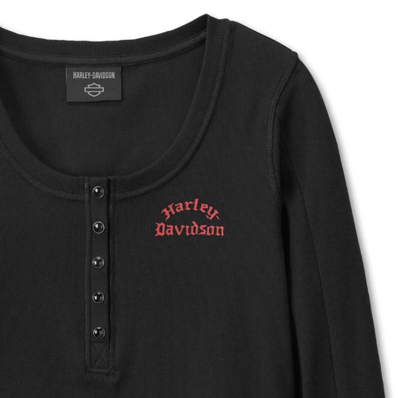 Women's Timeless Long Sleeve Henley - S
