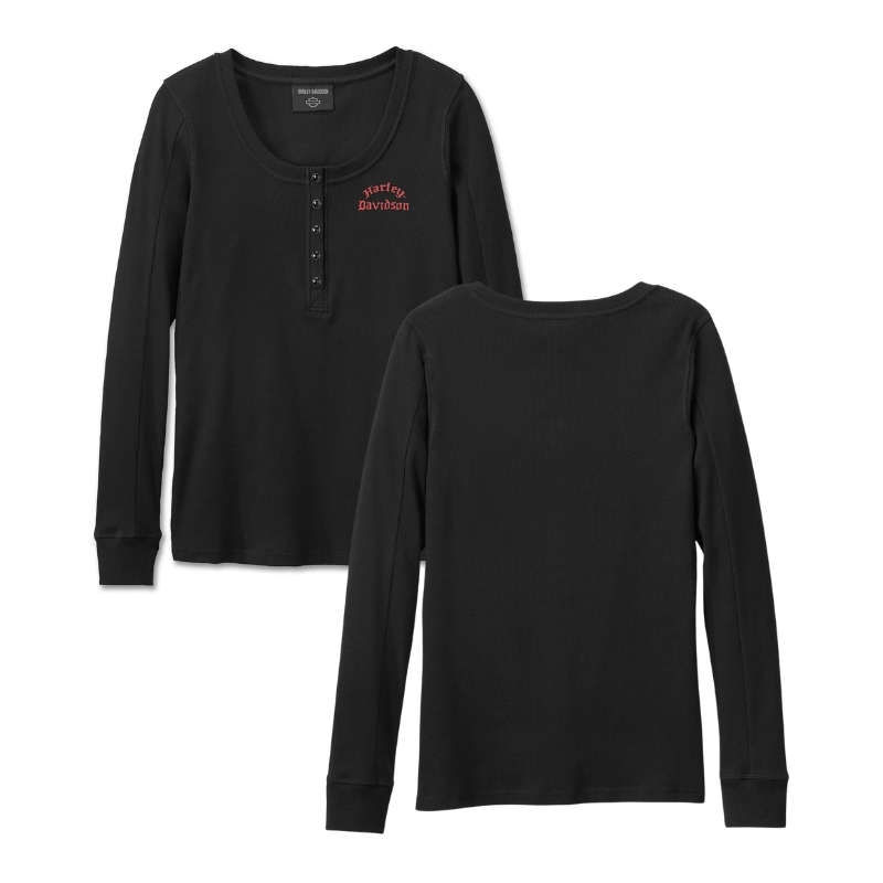 Women's Timeless Long Sleeve Henley - S